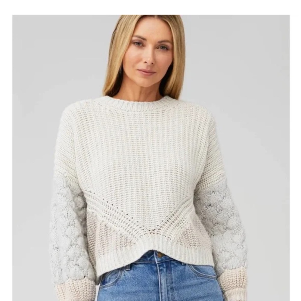 Splendid Margo crew neck bubble sweater